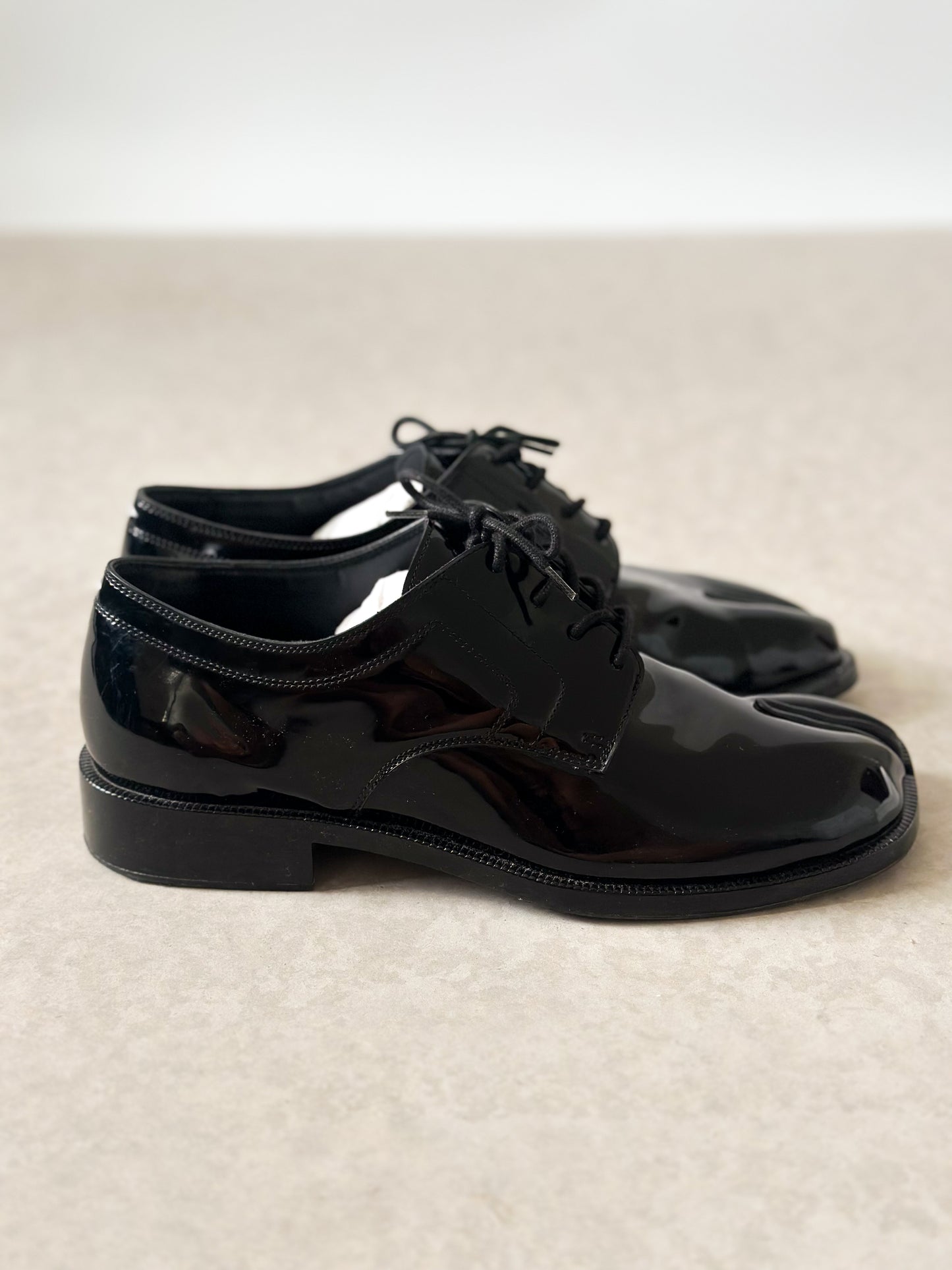 MAISON MARGIELA Patent Leather Tabi Derbies