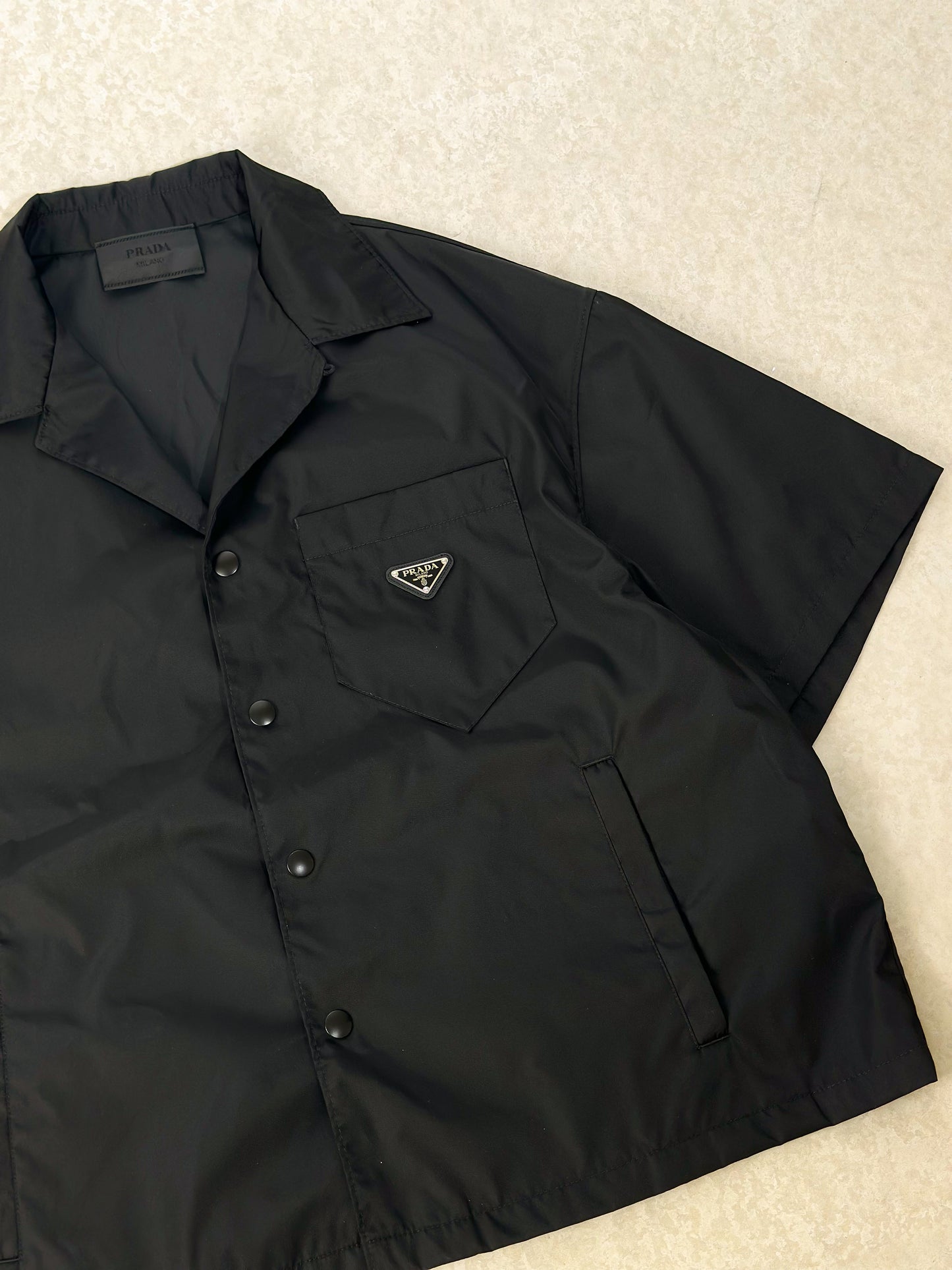 PRADA RE-NYLON BOXY SHIRT