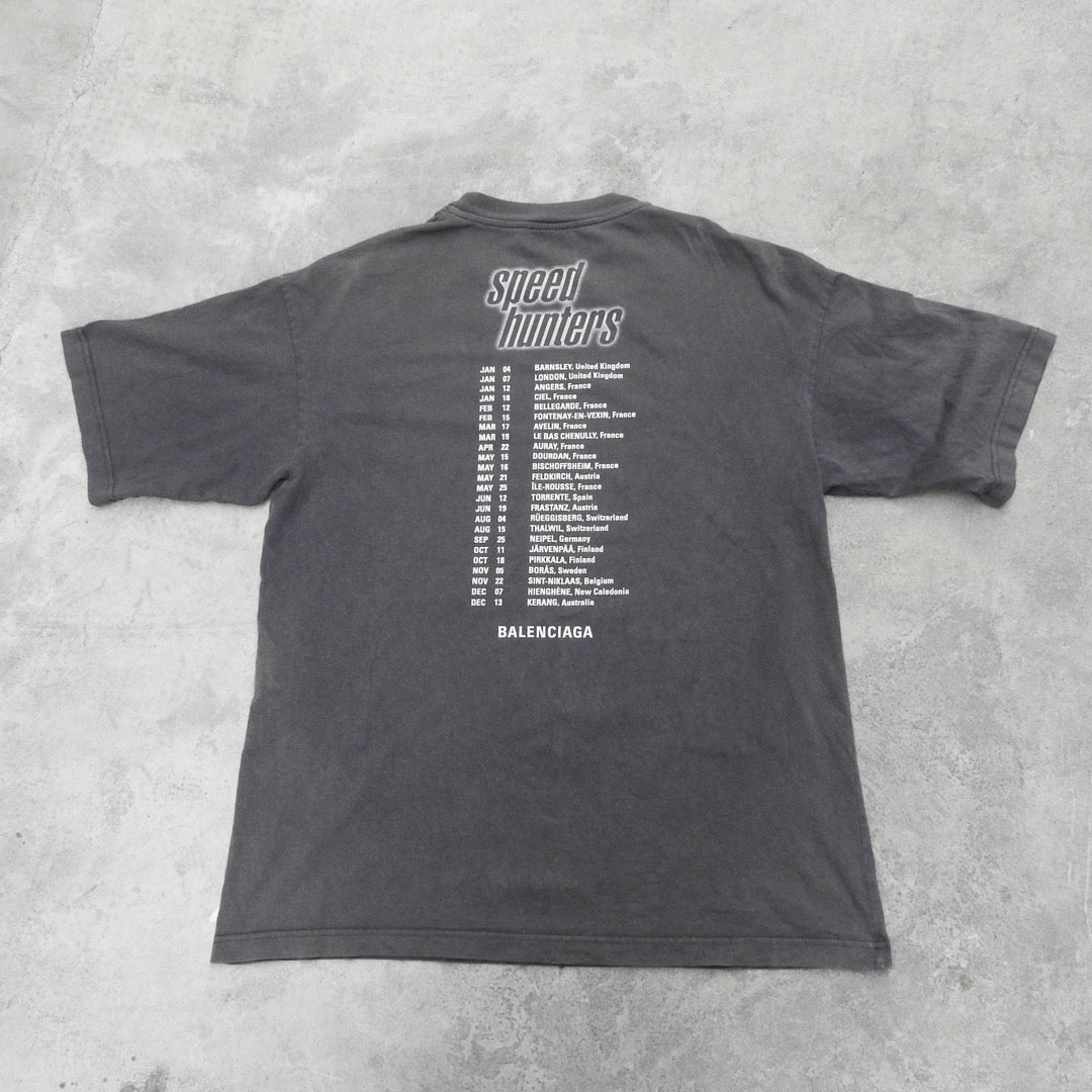 BALENCIAGA GREY SPEEDHUNTER TEE