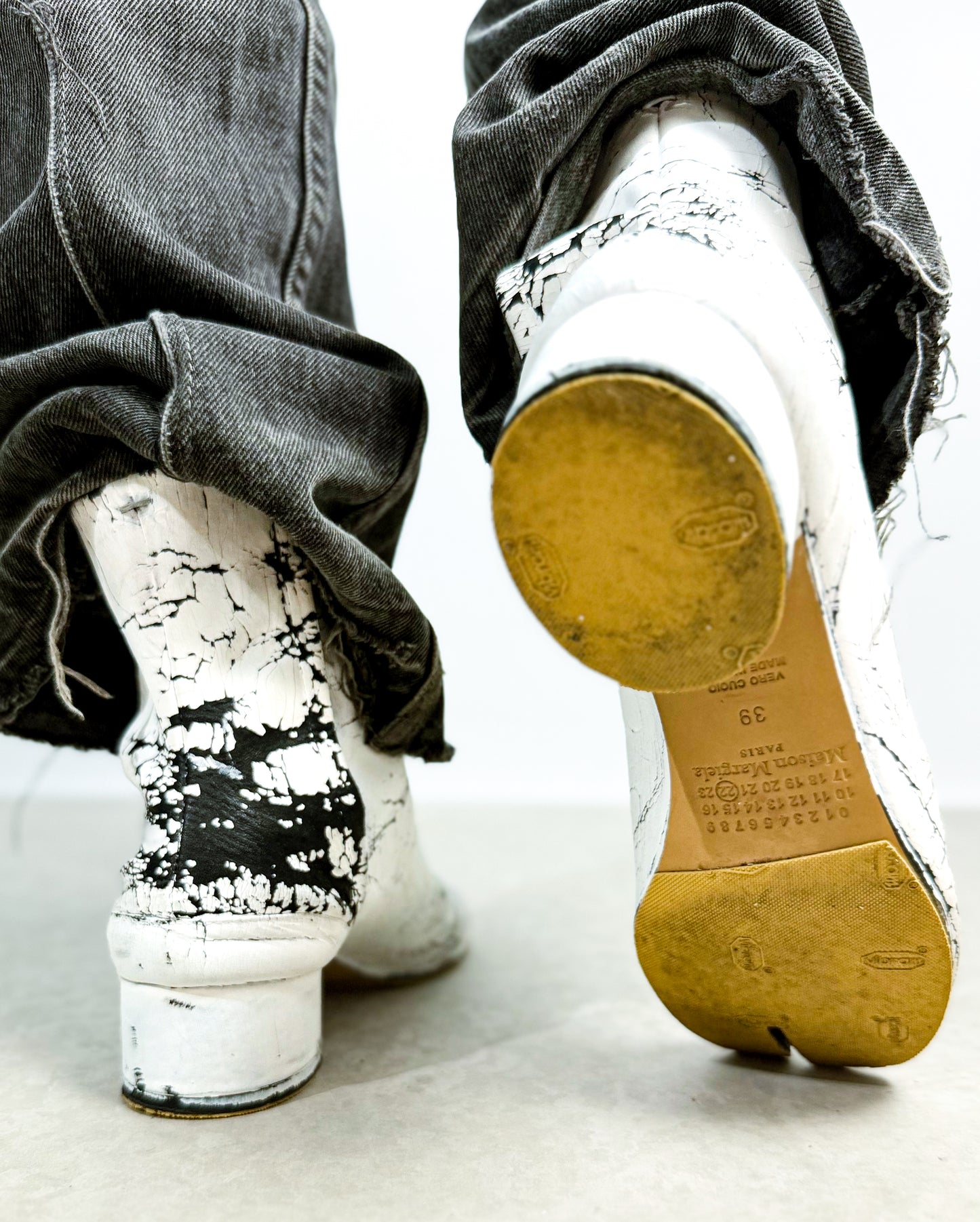 Maison Margiela Painted Tabi 3cm Ankle Boots