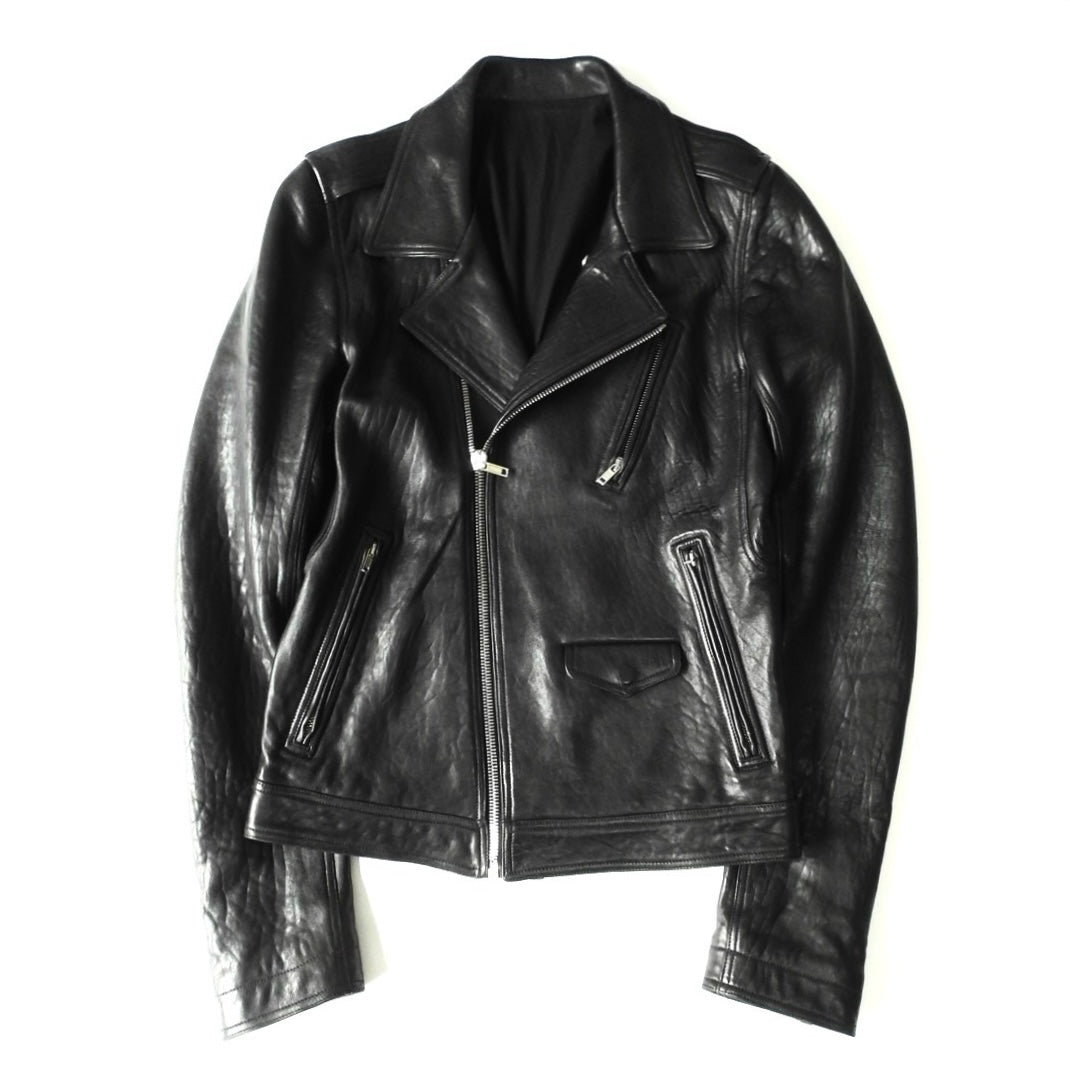RICK OWENS Stooges Leather Biker Jacket 17AW – Immortal Archives