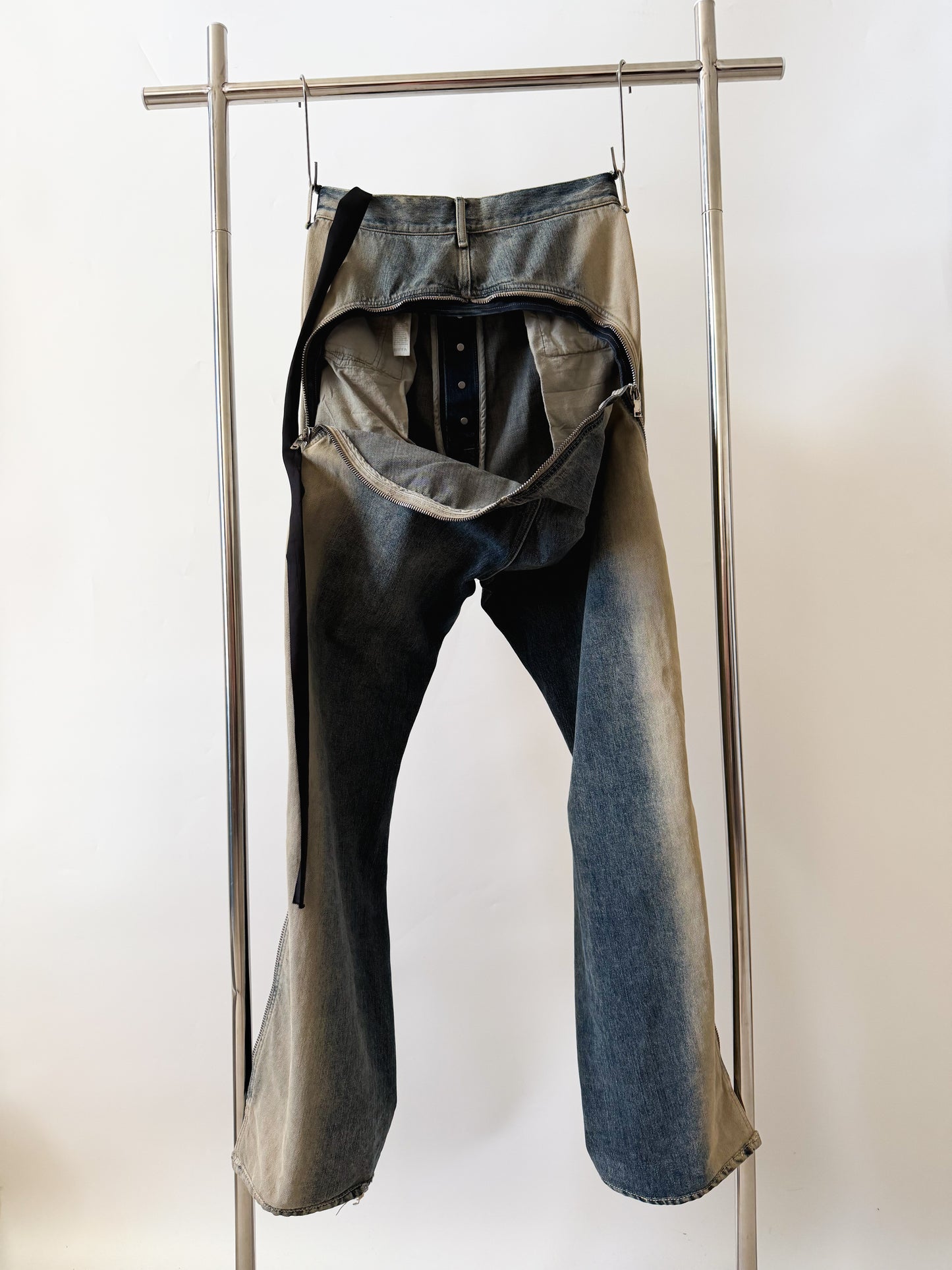Rick Owens SS23 EDFU ‘Pearl Degrade’ Bolan Banana Cut Denim 🌏🌊💦❄️🧊