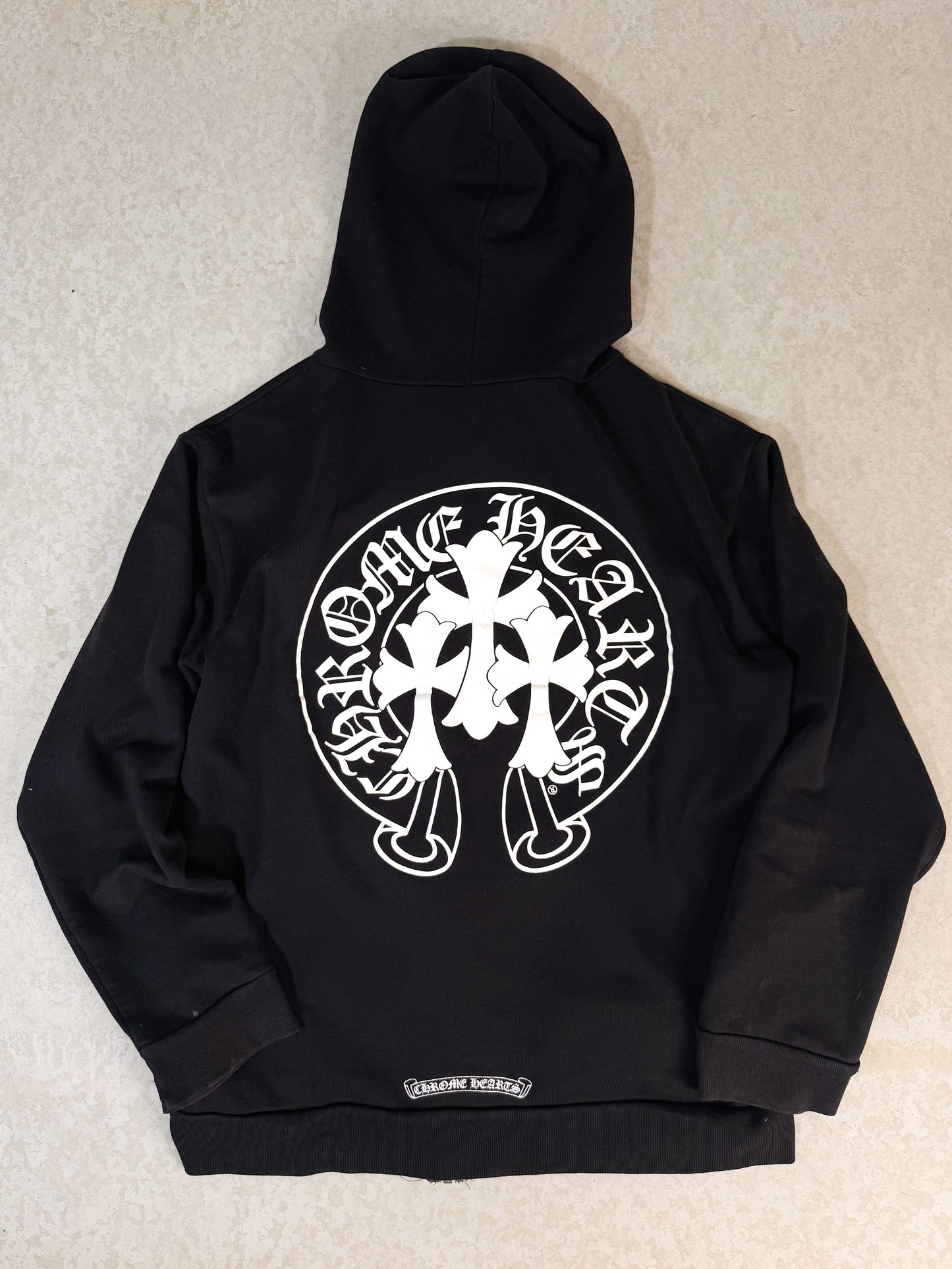 Chrome Hearts Triple Cross Zip-up Hoodie