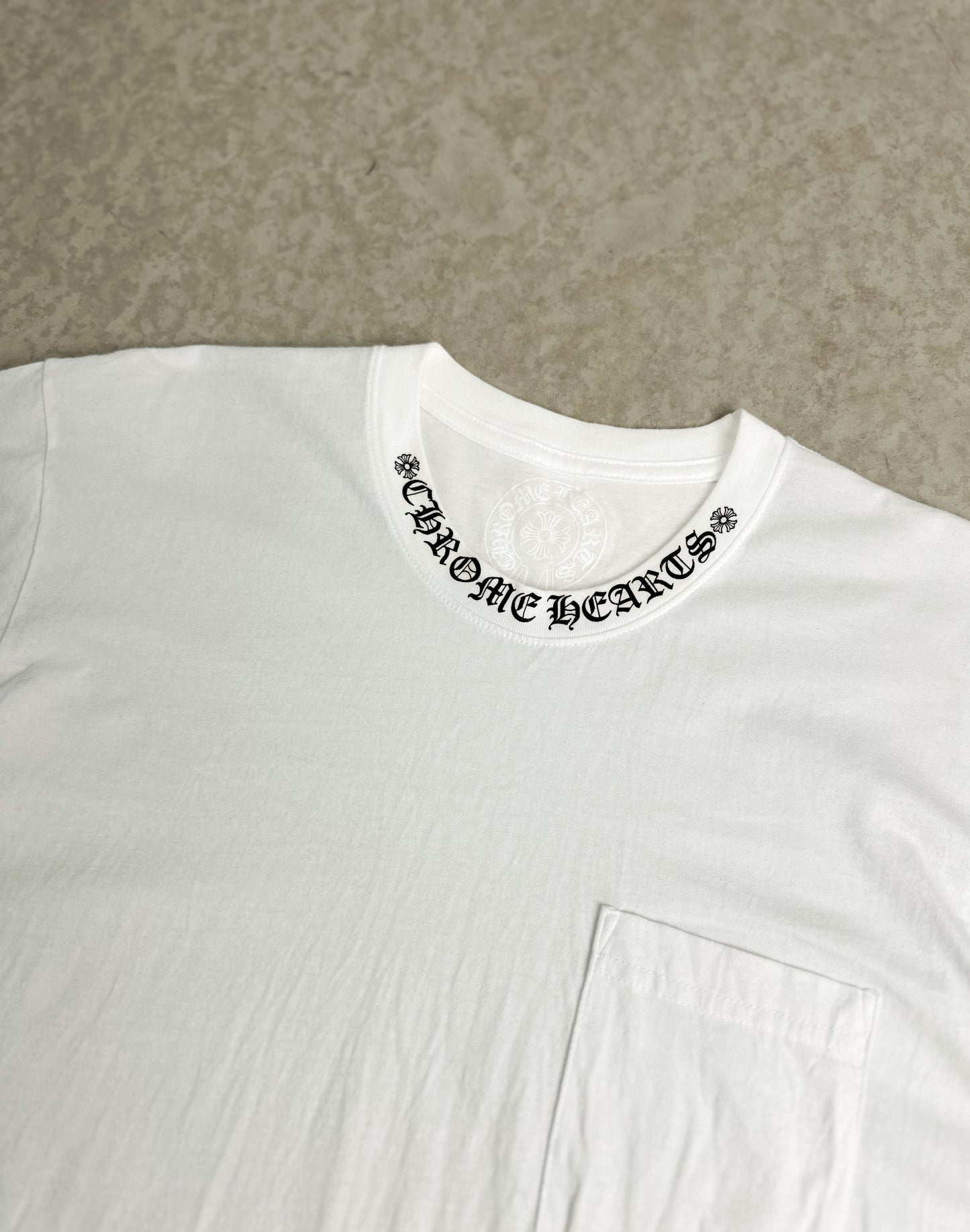 Chrome Hearts Neck Logo Pocket T-shirt