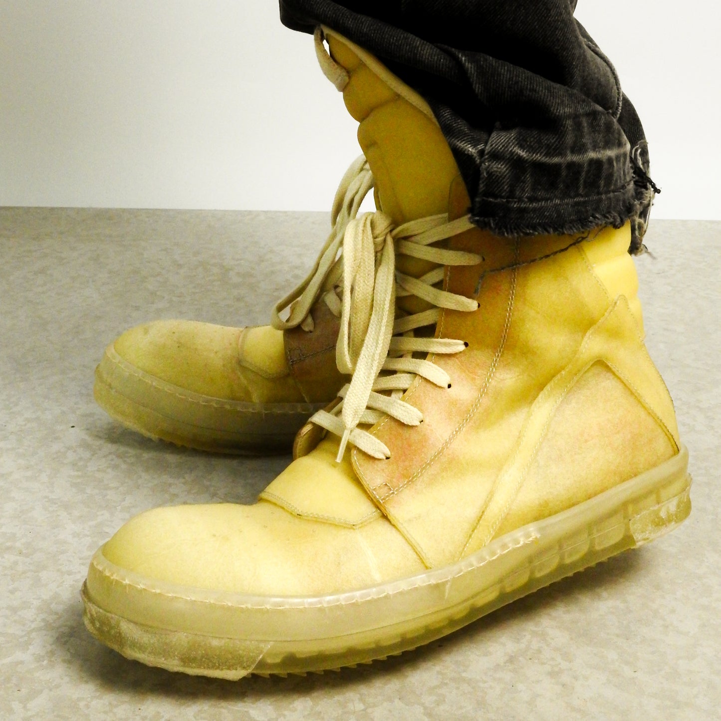 RICK OWENS GEOBASKET 'TRANSPARENT'
