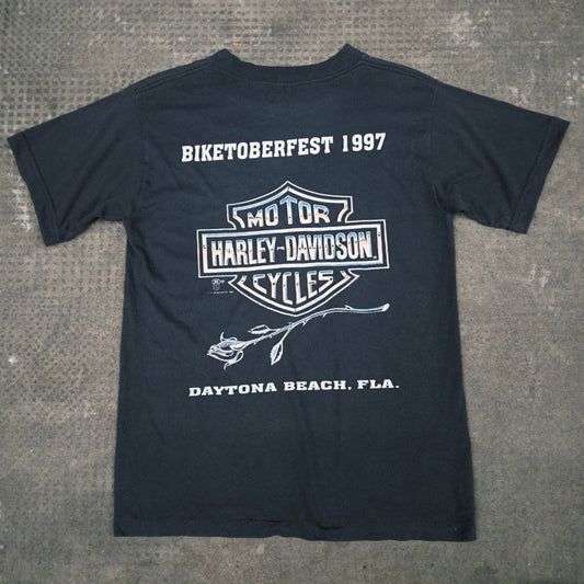 HARLEY DAVIDSON VINTAGE 1997 "BIKETOBERFEST" TEE
