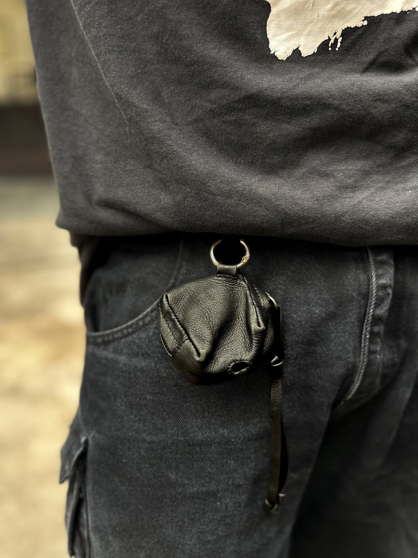 Dries Van Noten Leather Keychain