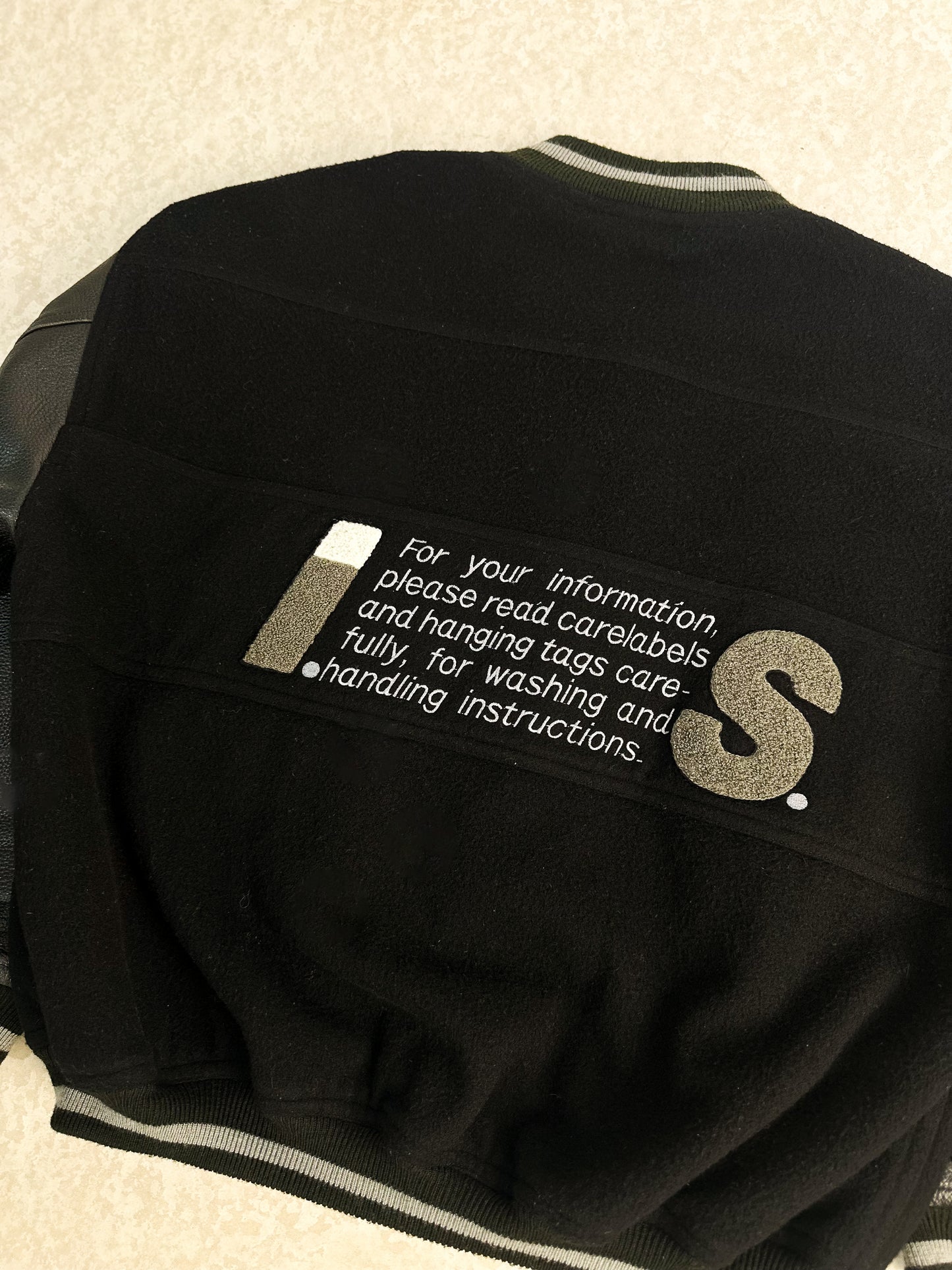 Issey Miyake I.S. Sport Wool & Lambskin Bomber 🐐