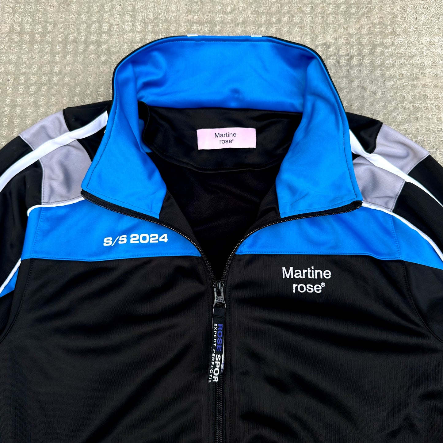 MARTINE ROSE SHRUNKEN TRACK JACKET SS24