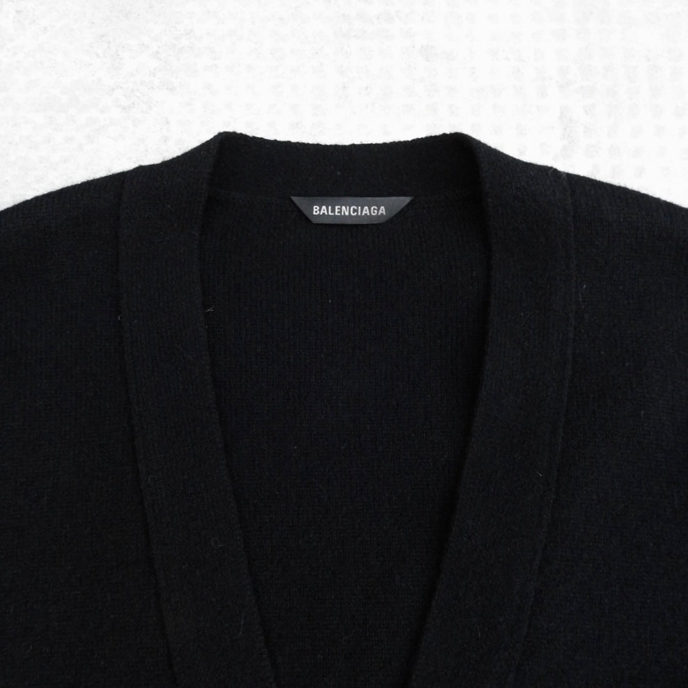 BALENCIAGA WOOL KNIT CARDIGAN