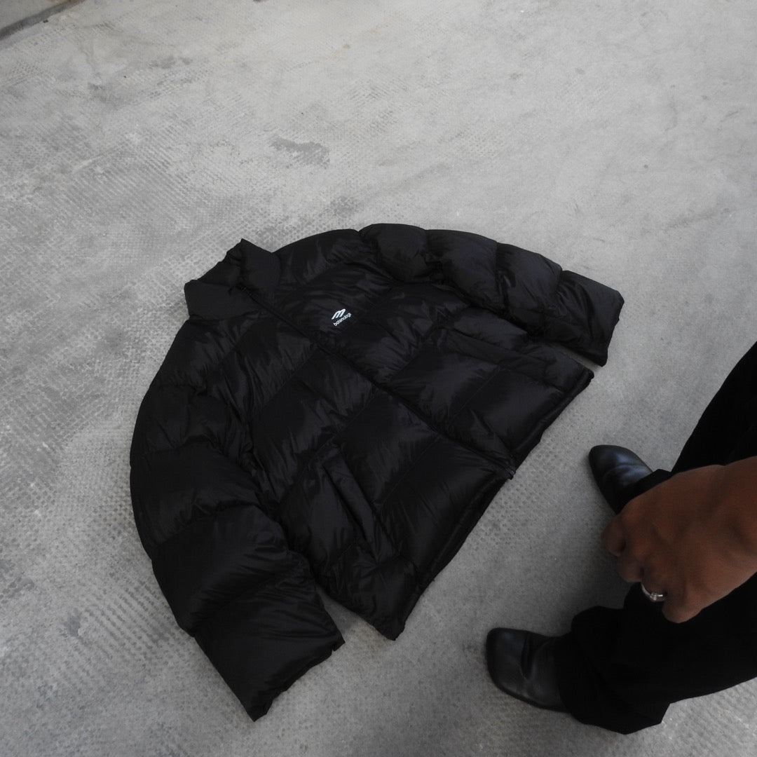 BALENCIAGA 3B SKI PUFFER JACKET – BLACK