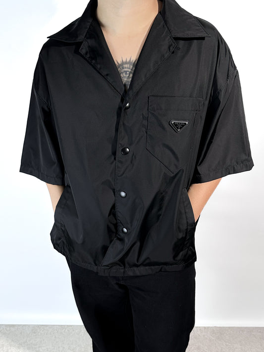 PRADA RE-NYLON BOXY SHIRT