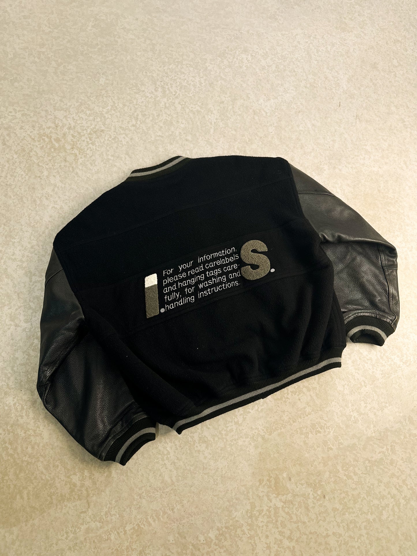 Issey Miyake I.S. Sport Wool & Lambskin Bomber 🐐