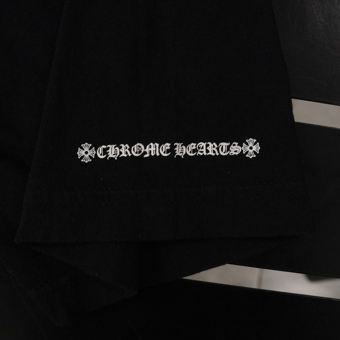 CHROME HEARTS NECK LOGO TEE