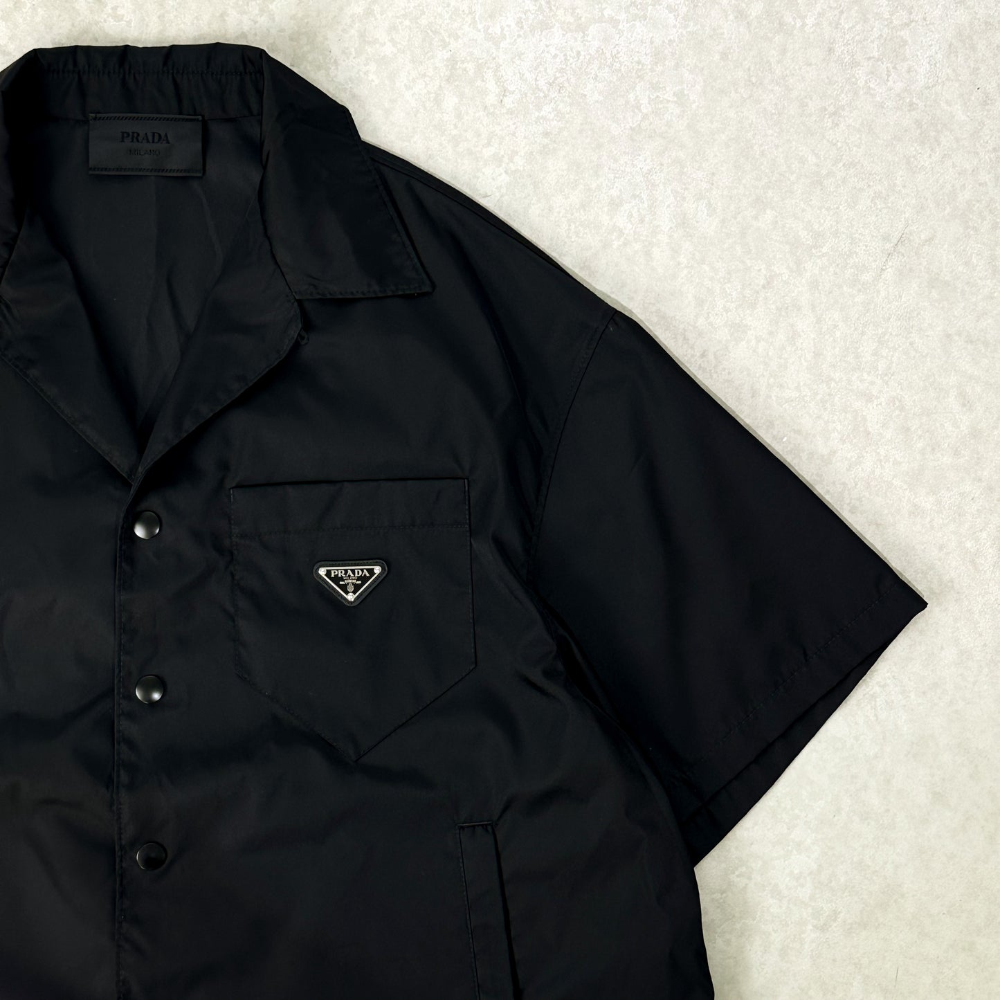PRADA RE-NYLON BOXY SHIRT