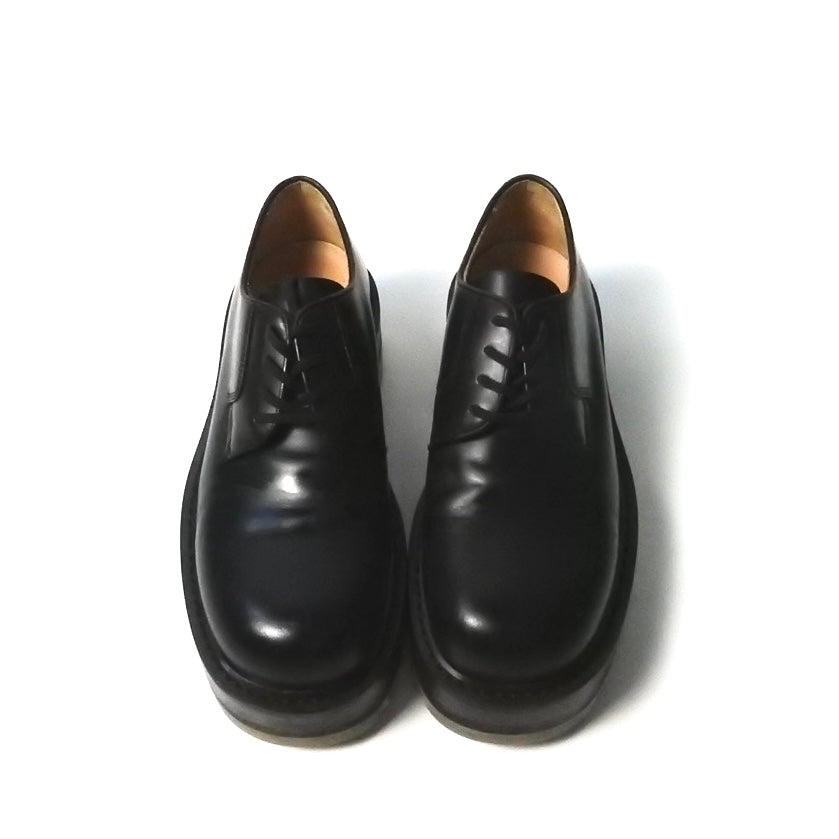 BOTTEGA VENETA STILT CHUNKY-SOLE LEATHER DERBY SHOES