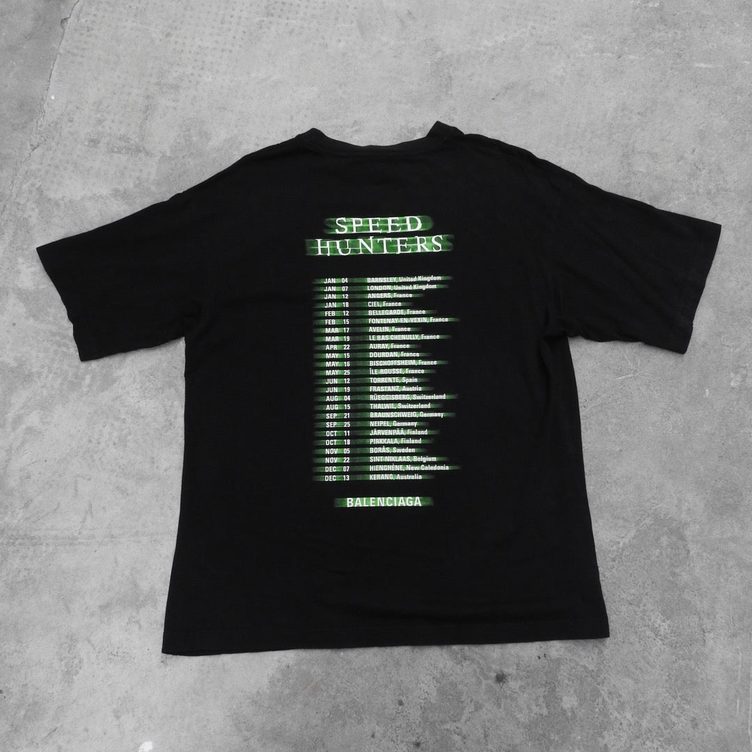 BALENCIAGA BLACK SPEEDHUNTER TEE
