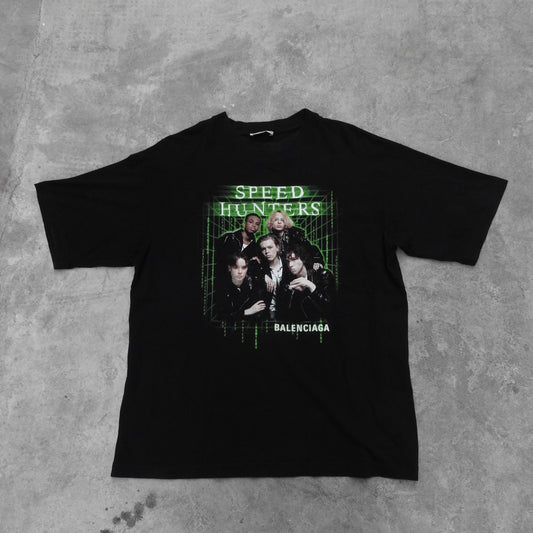 BALENCIAGA BLACK SPEEDHUNTER TEE