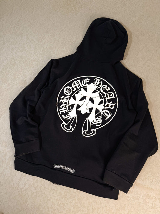 Chrome Hearts Triple Cross Zip-up Hoodie