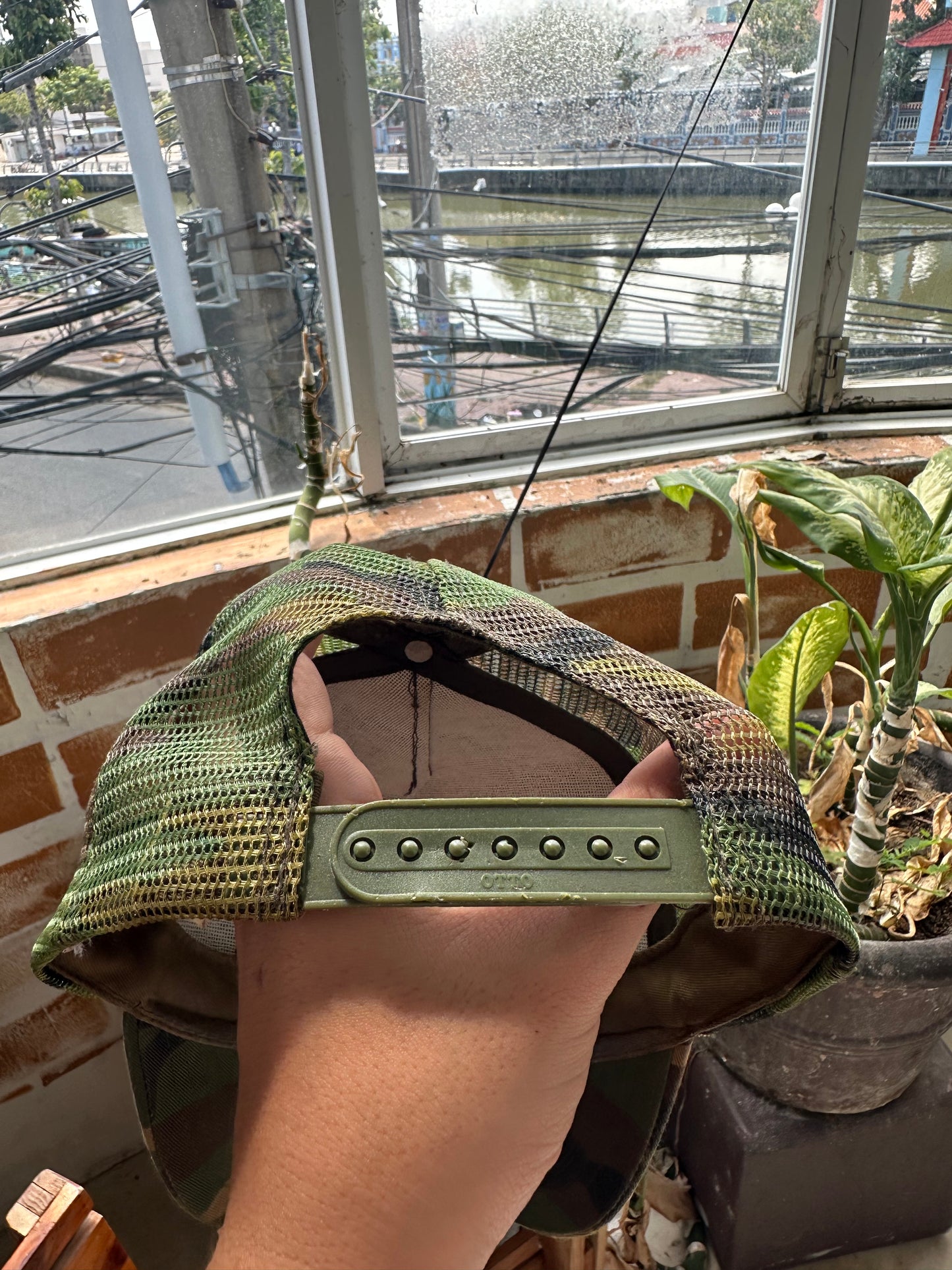 VINTAGE 90S CHROME HEARTS *FCK* CAMO TRUCKER HAT