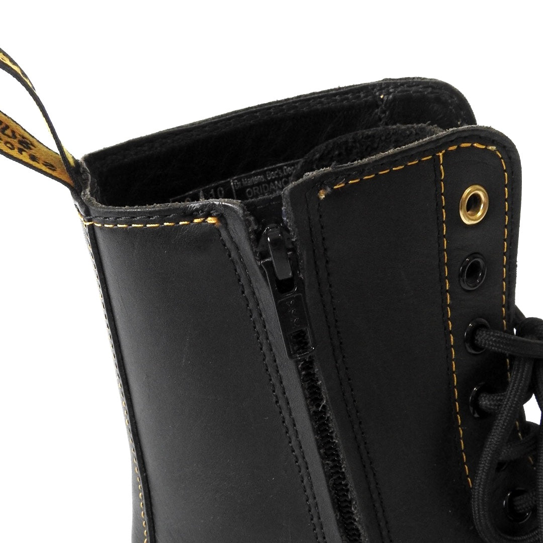 YOHJI YAMAMOTO X DR.MARTENS BLACK TEMPARY TARIAN BOOTS