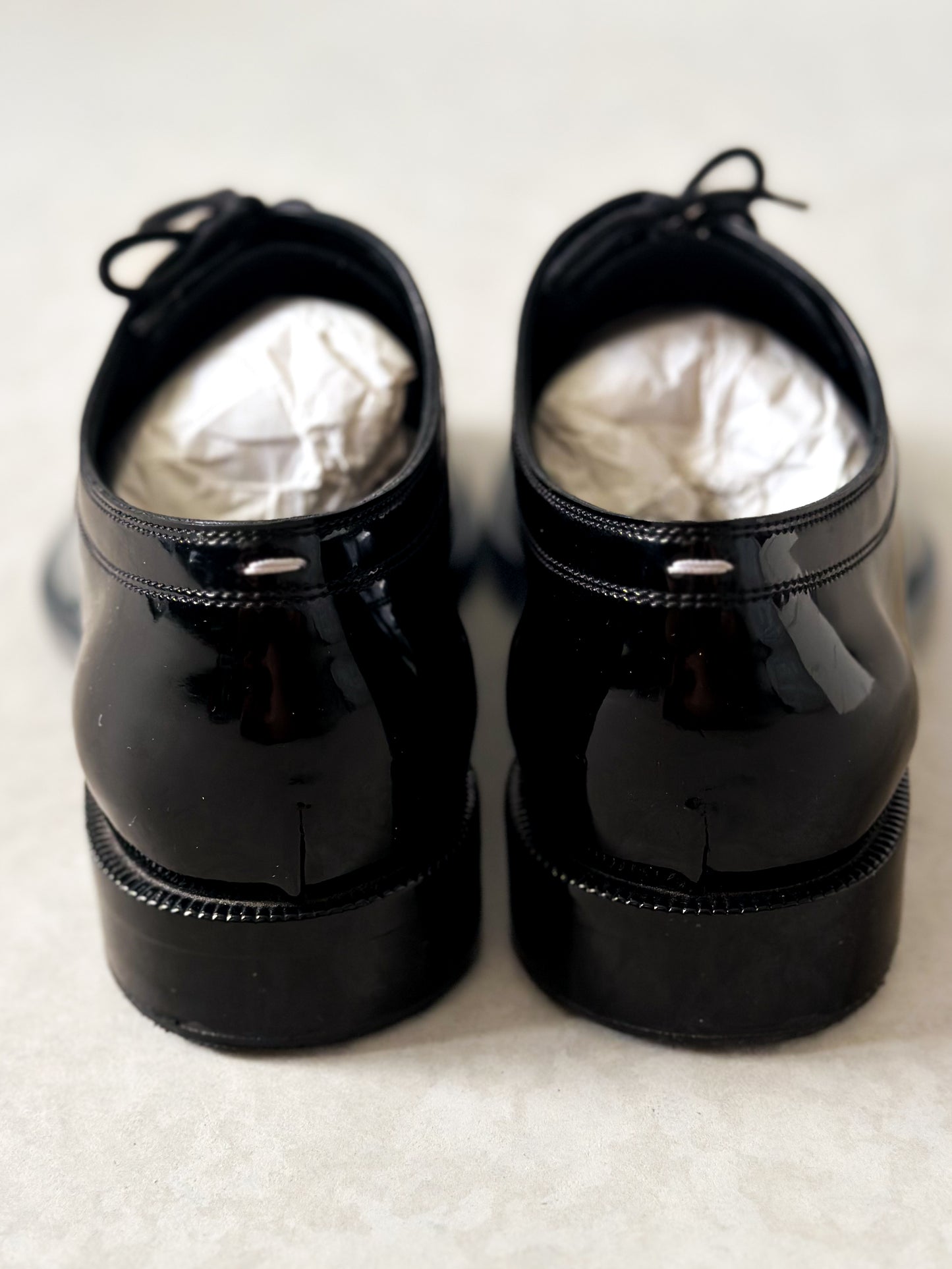 MAISON MARGIELA Patent Leather Tabi Derbies