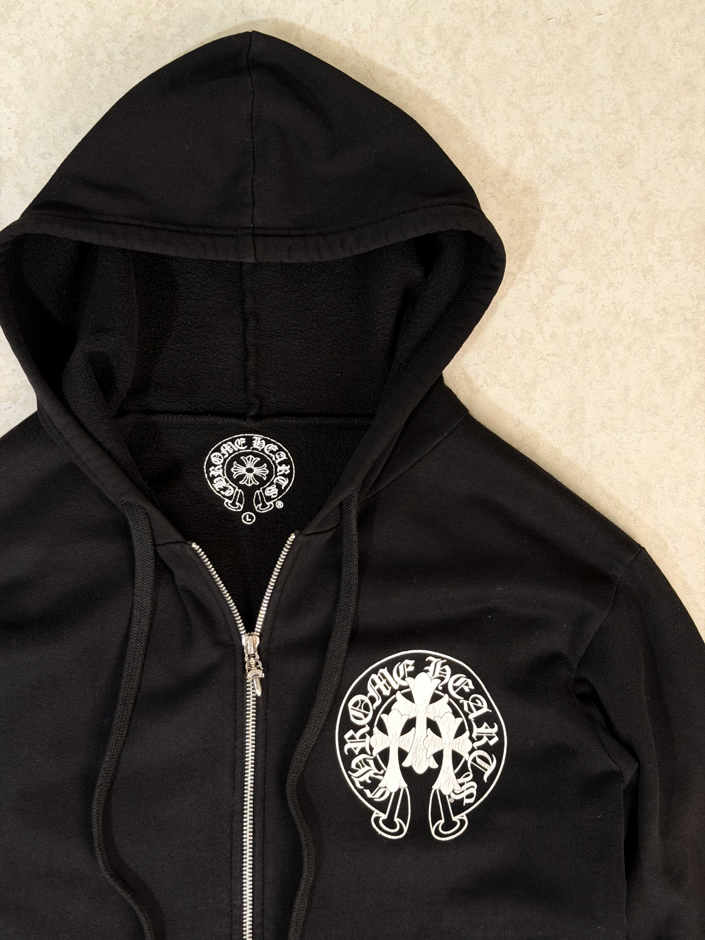 Chrome Hearts Triple Cross Zip-up Hoodie