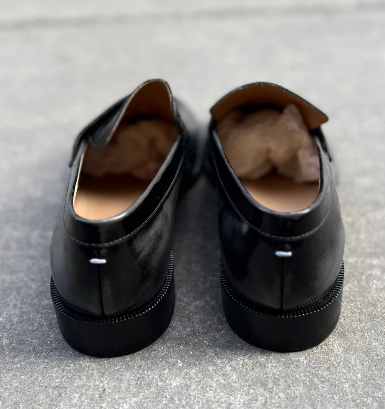 Maison Margiela Tabi Penny Loafer "Brushed Smoke"
