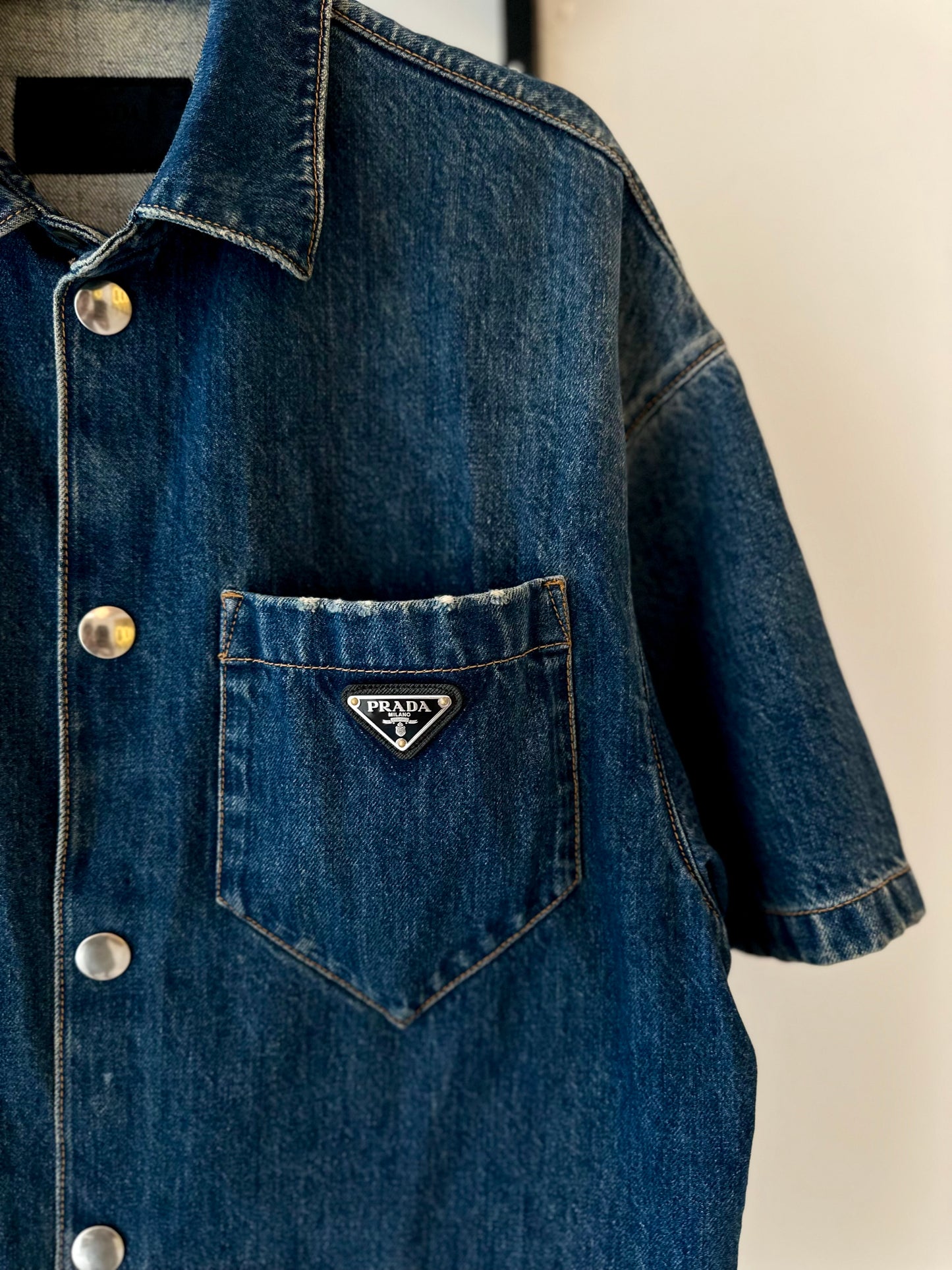 Prada Denim Indigo Shirt