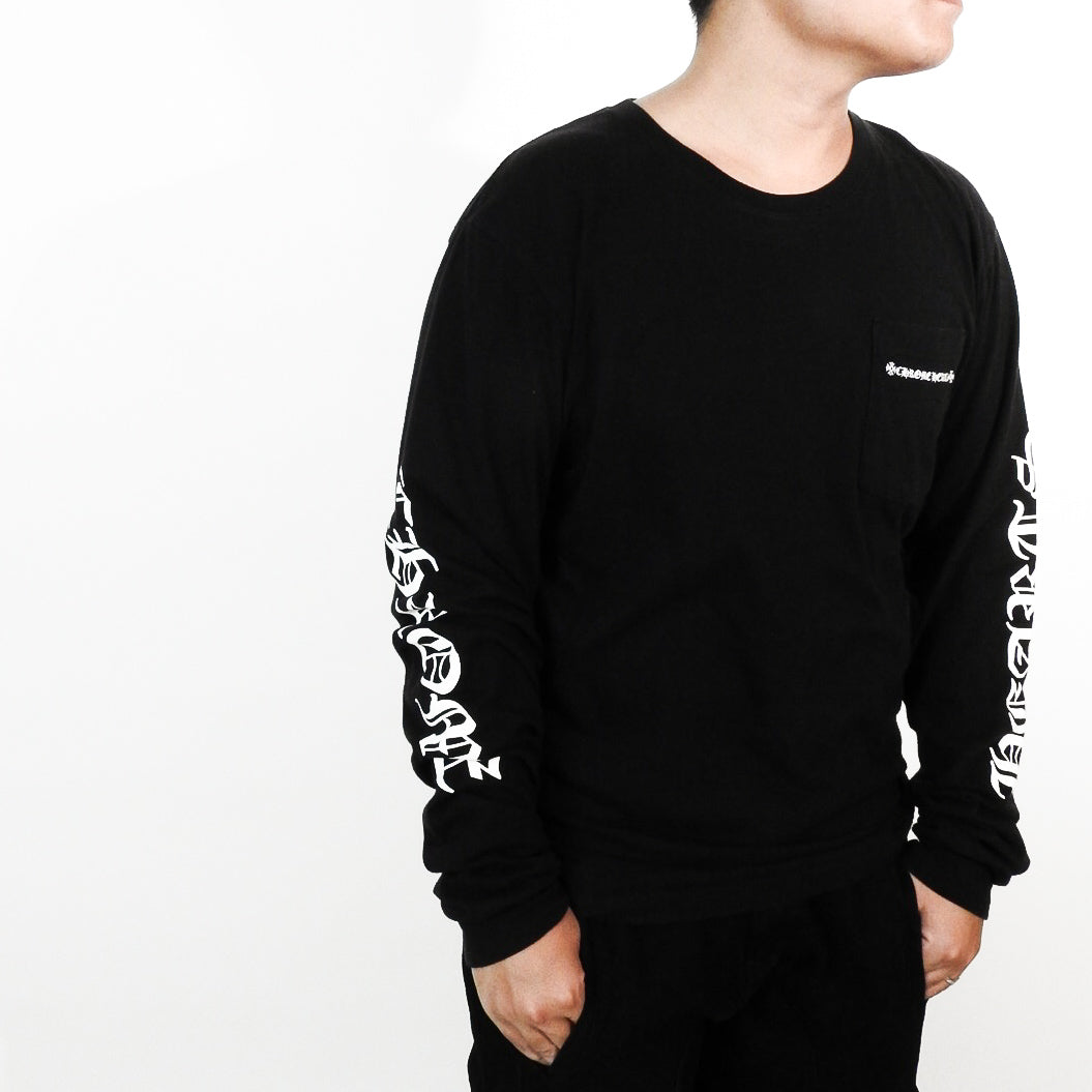 Chrome Hearts Cemetery Cross Tire Track Longsleeve