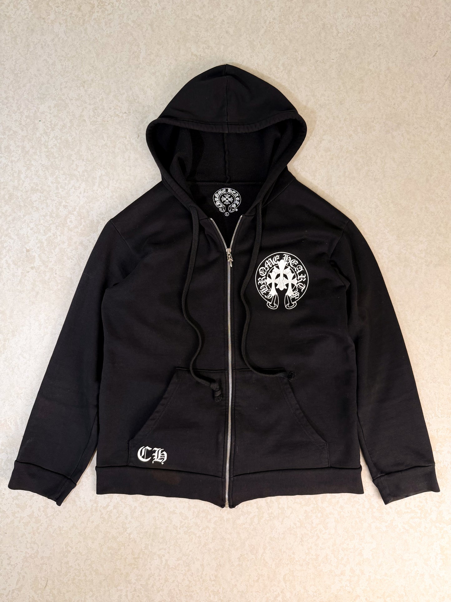 Chrome Hearts Triple Cross Zip-up Hoodie