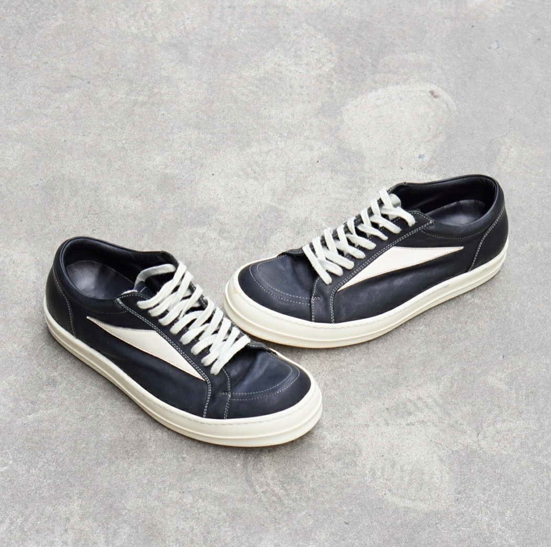 Rick Owens Strobe Sneaker – Oilskin Leather | SS23