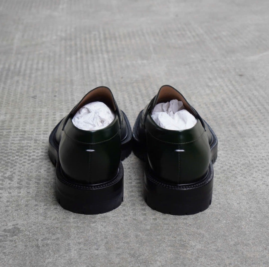 Maison Margiela Tabi County Loafer – Dark Green