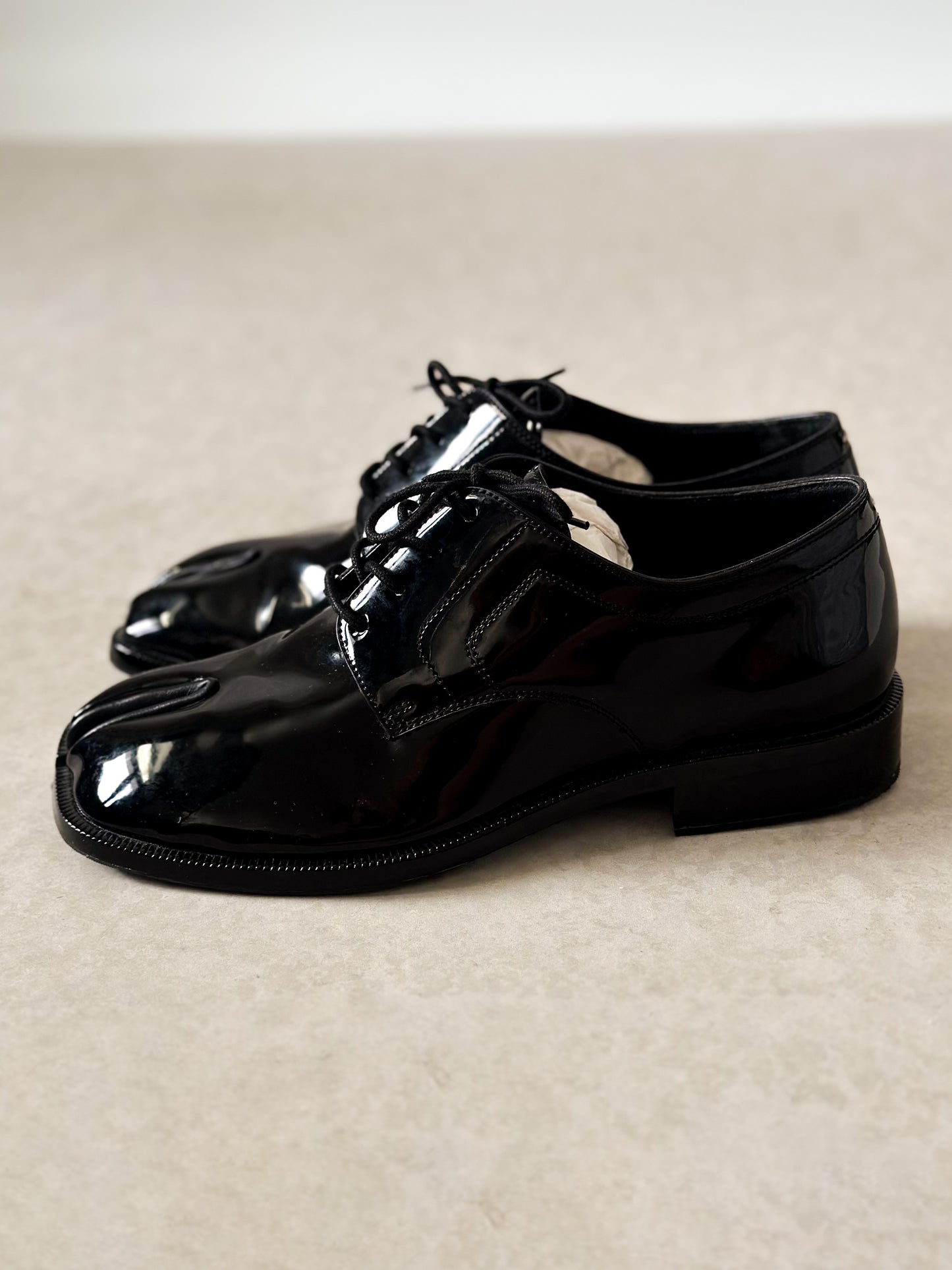 MAISON MARGIELA Patent Leather Tabi Derbies