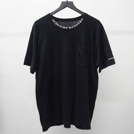 CHROME HEARTS NECK LOGO TEE