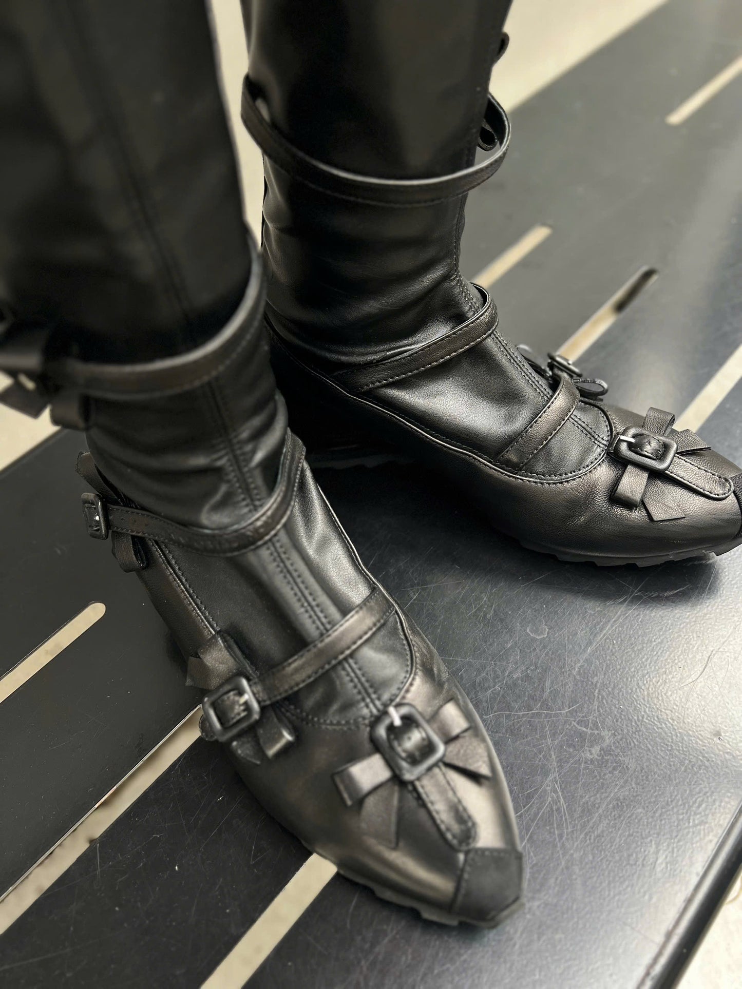 KIKO KOSTADINOV RIBBON HIGH BOOTS