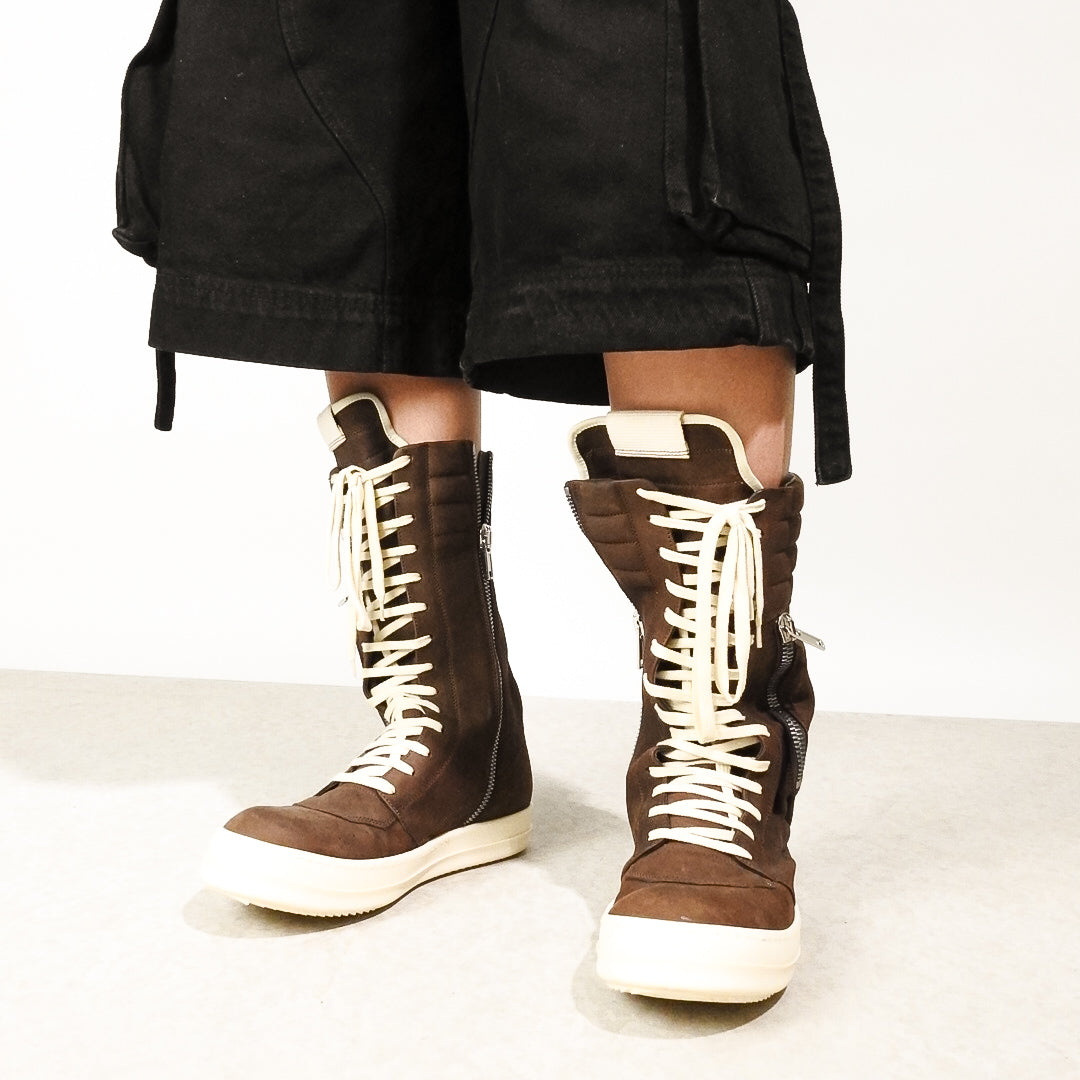 Rick Owens Cargobasket - Brown Suede
