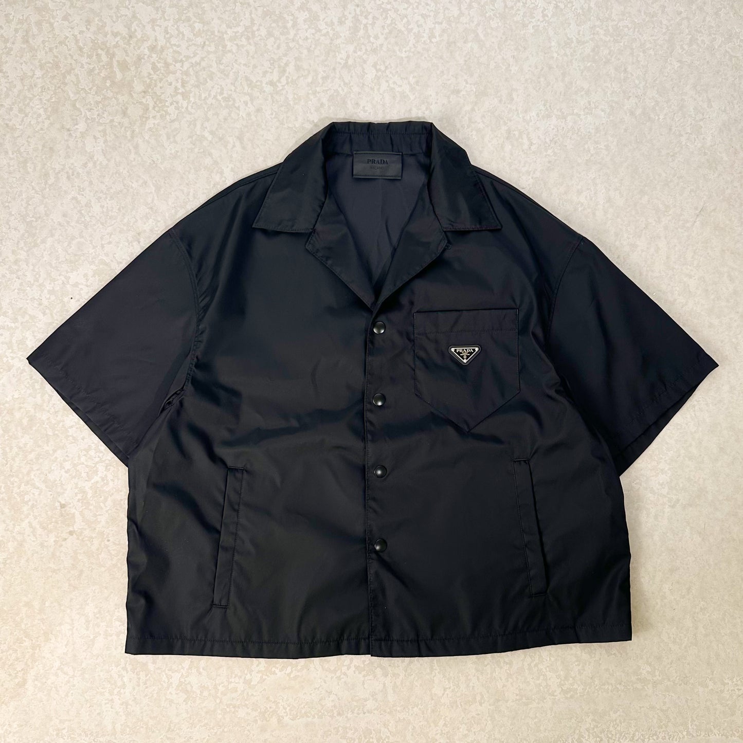 PRADA RE-NYLON BOXY SHIRT