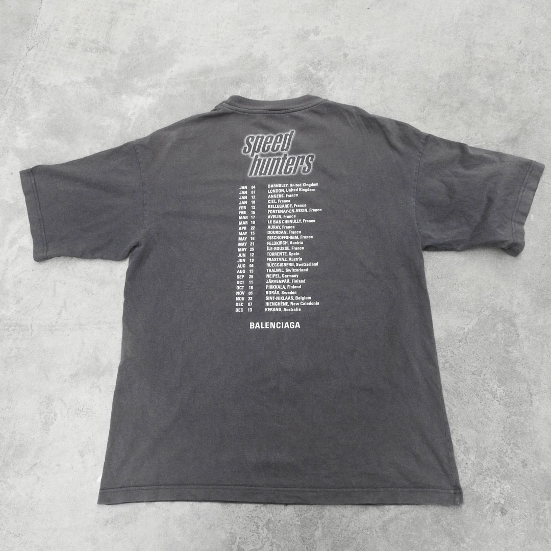 BALENCIAGA GREY SPEEDHUNTER TEE