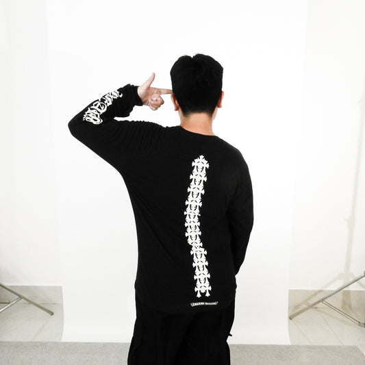 Chrome Hearts Cemetery Cross Tire Track Longsleeve