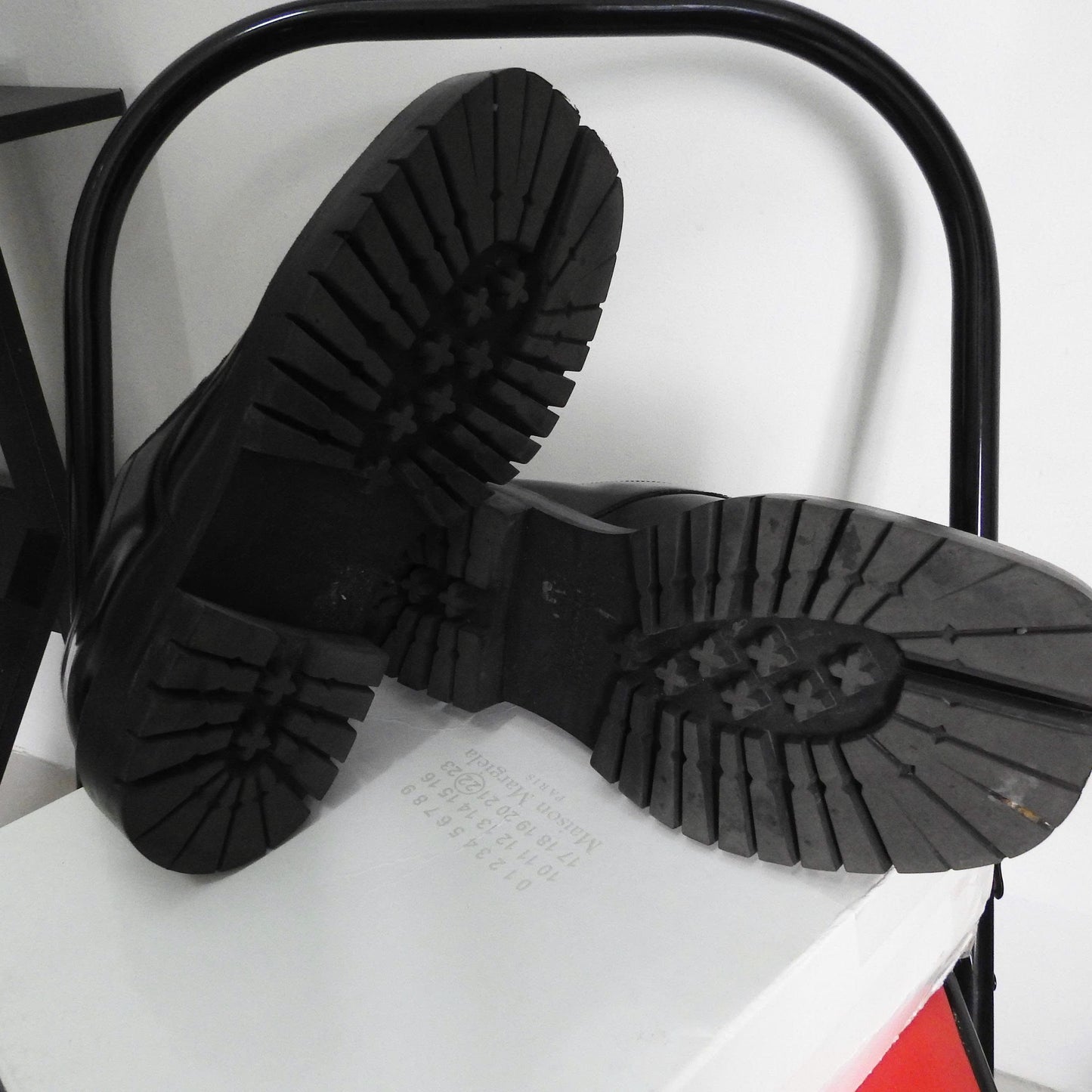 MAISON MARGIELA COUNTY TABI LEATHER DERBY SHOES