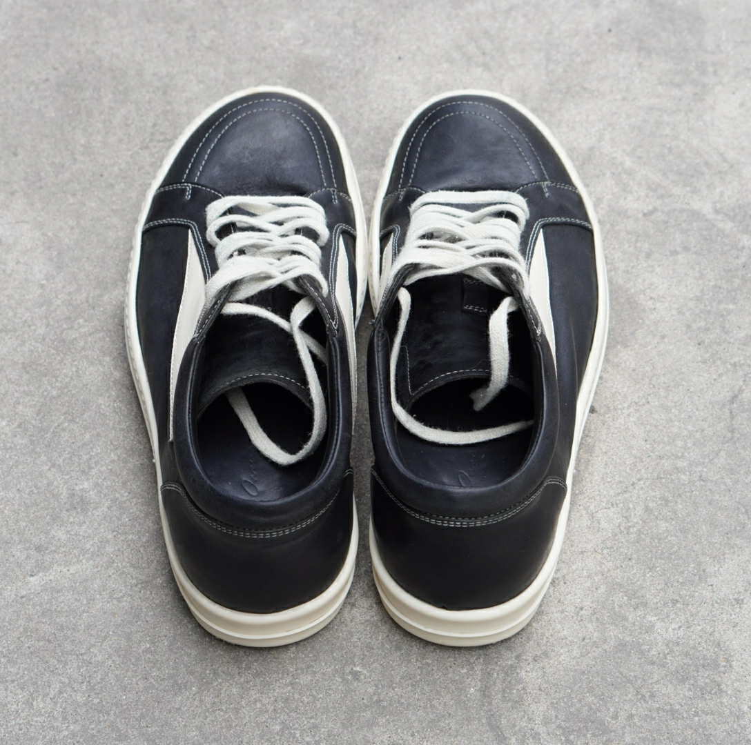 Rick Owens Strobe Sneaker – Oilskin Leather | SS23
