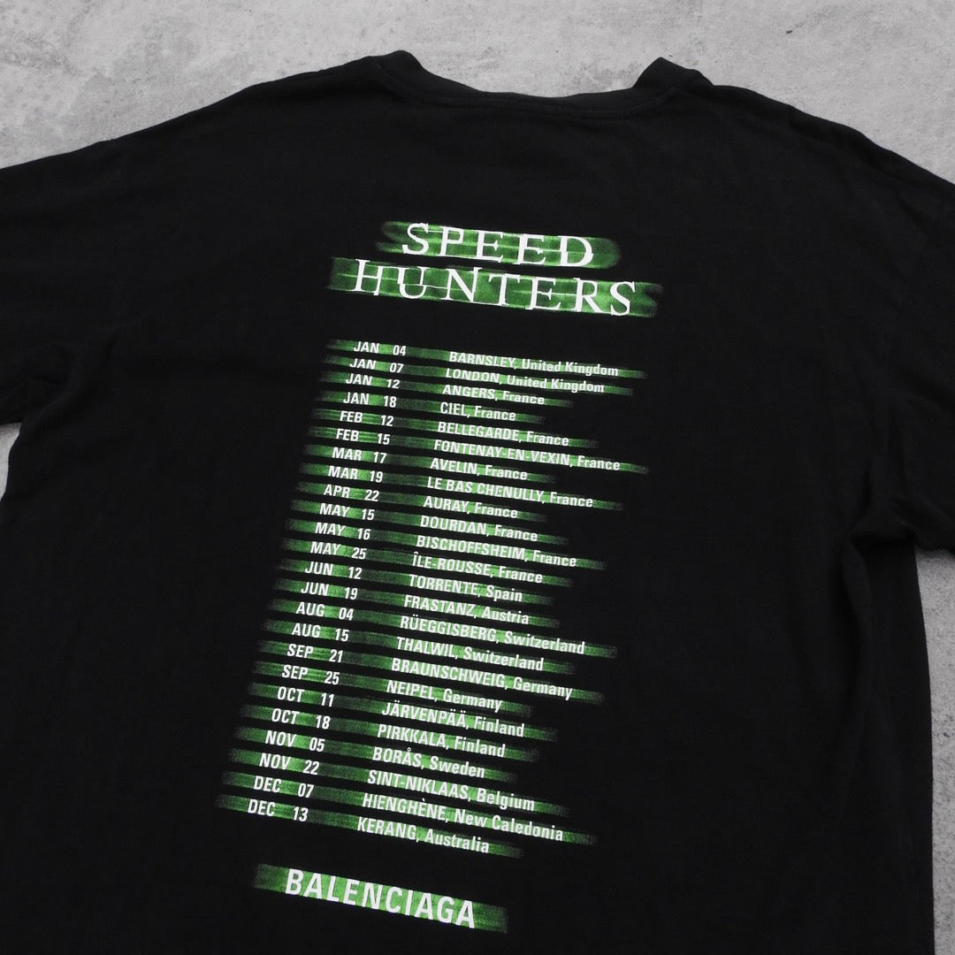 BALENCIAGA BLACK SPEEDHUNTER TEE