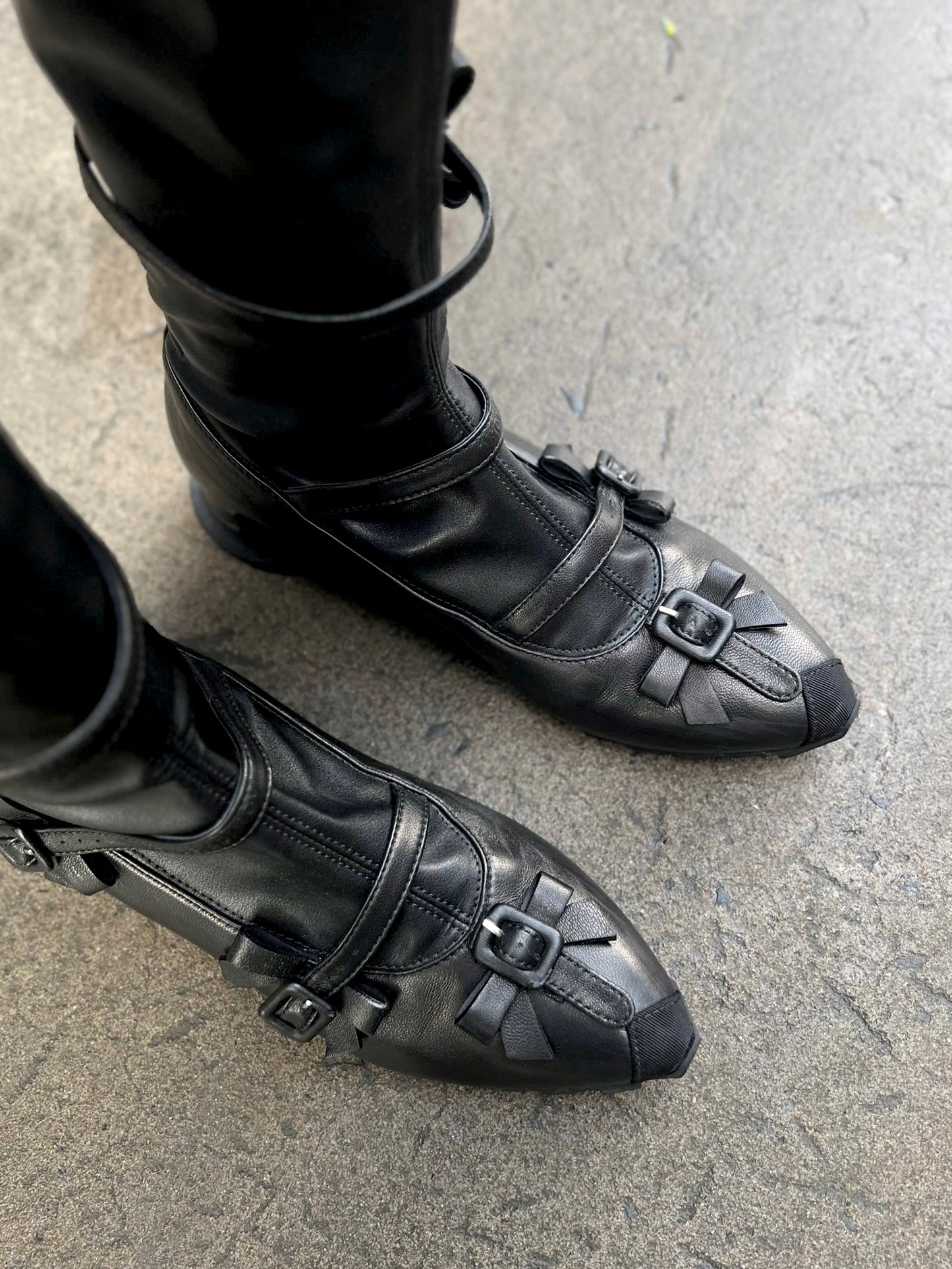 KIKO KOSTADINOV RIBBON HIGH BOOTS