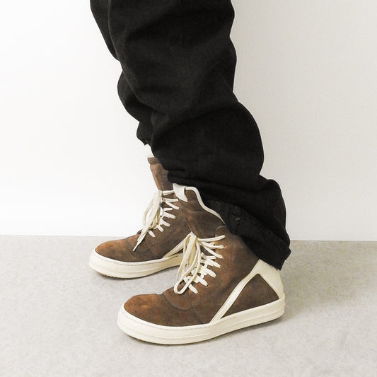Rick Owens Geobasket - Brown Suede 🟤