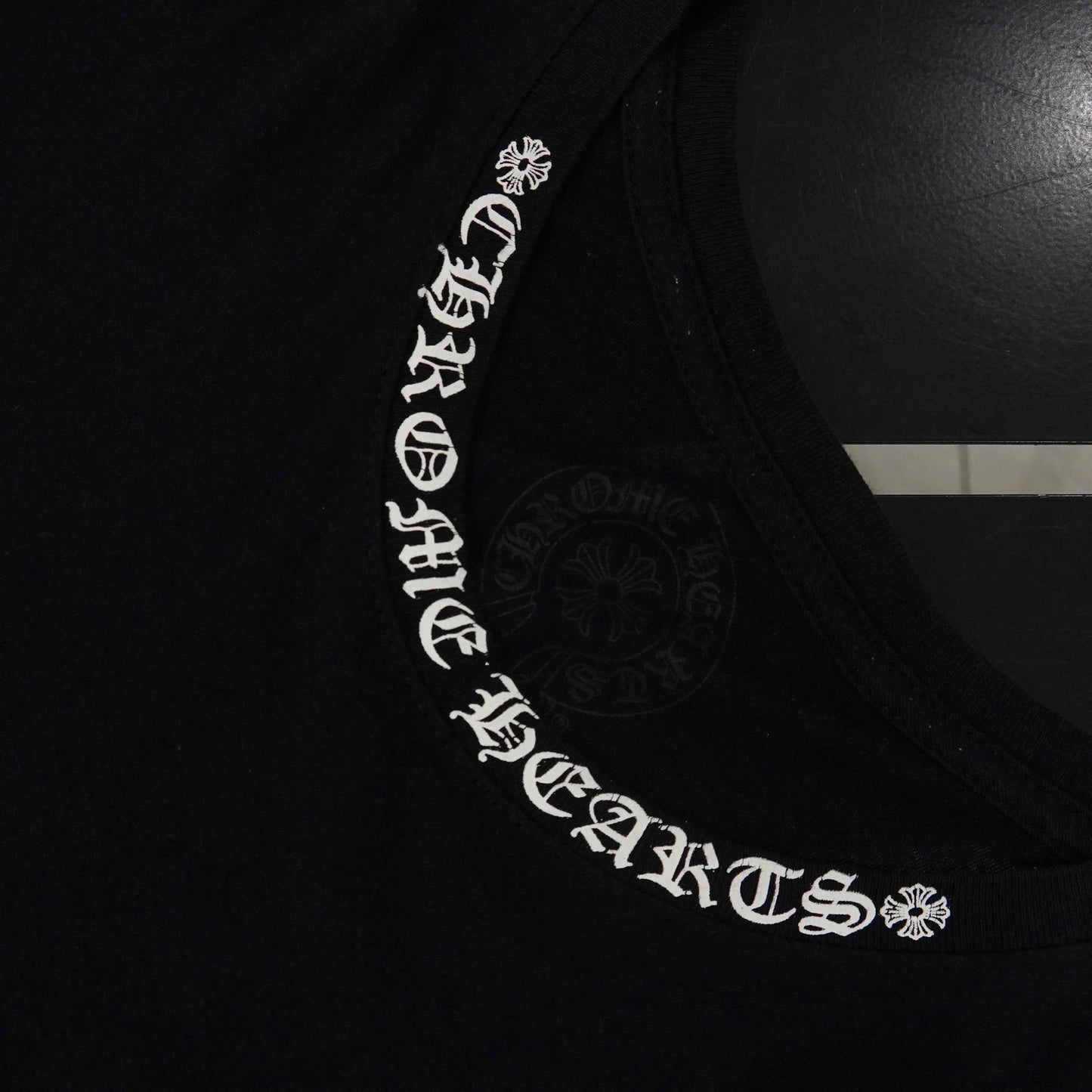CHROME HEARTS NECK LOGO TEE