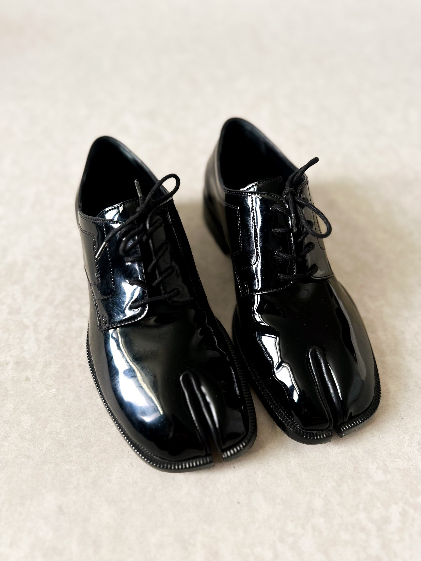 MAISON MARGIELA Patent Leather Tabi Derbies